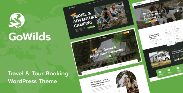 Gowilds 1.1.3 - Travel & Tour Booking WordPress Theme