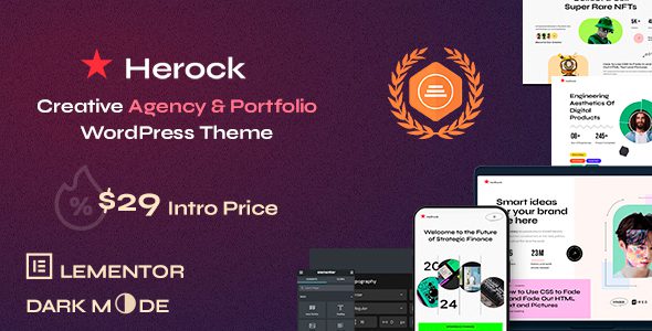 Herock 1.0.3 - Agency & Portfolio WordPress Theme