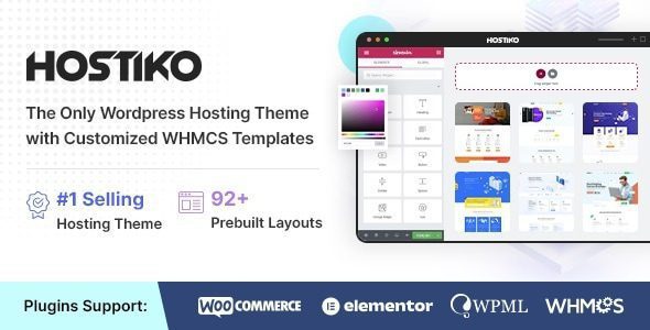 Hostiko 2.3.9 - Hosting WordPress & WHMCS Theme