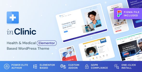 InClinic 1.1.10 - Healthcare & Medical WordPress Theme