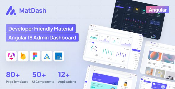 MatDash 2.0.0 + Bootstrap - Material Angular Admin Template