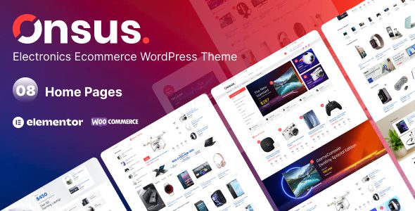 Onsus 1.0.4 - Electronics E-commerce WordPress Theme