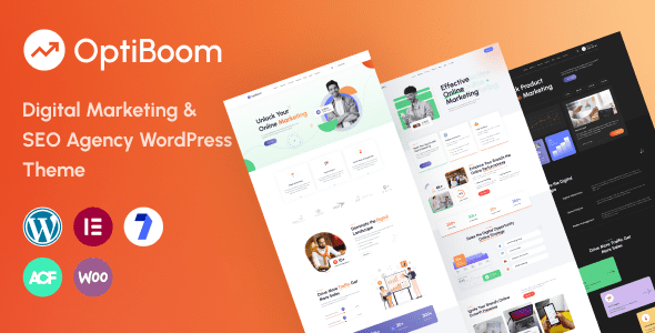 OptiBoom 1.0.5 - Digital Marketing & SEO Agency WordPress Theme