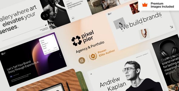 Pixelpiernyc 4.3 - Portfolio Creative Agency Freelancer WordPress Theme