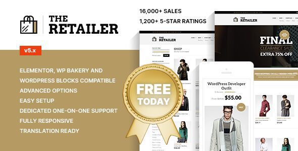 The Retailer 5.5 - Premium WooCommerce Theme