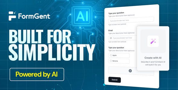 FormGent Pro 0.5.0 - WordPress AI Form Builder