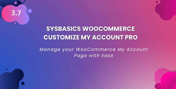 WooCommerce Customize My account Pro 3.6.1