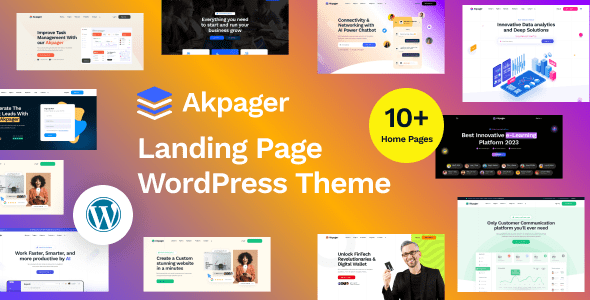 Akpager 1.1.3 - Landing Page Elementor WordPress Theme