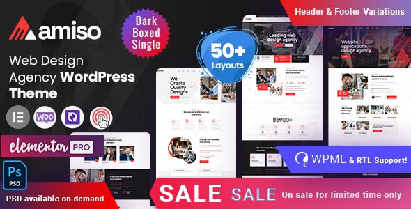 Amiso 3.0 - Agency WordPress Theme