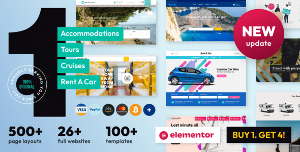 Book Your Travel 8.19.5 - Online Booking WordPress Theme