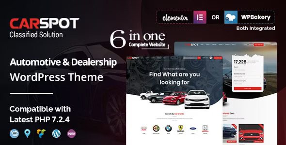 CarSpot 2.4.3 - Dealership Wordpress Classified Theme