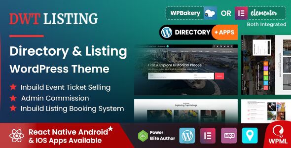 DWT 3.3.3 - Directory & Listing WordPress Theme