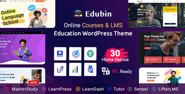 Edubin 9.3.15 - Education WordPress Theme