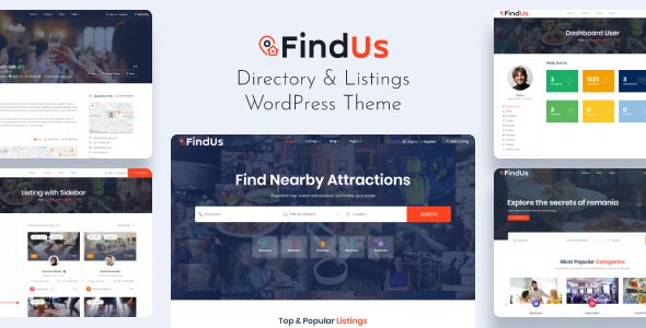 Findus 1.1.57 - Directory Listing WordPress Theme