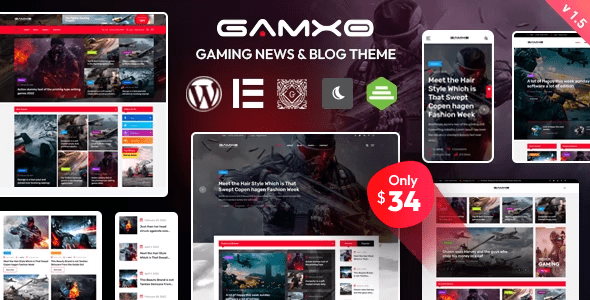 Gamxo 2.0.2 - WordPress Gaming News & Blog Theme