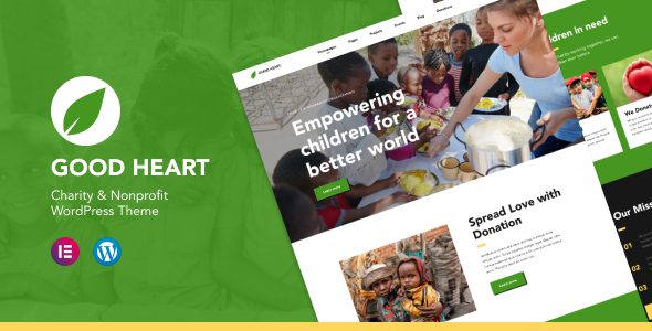 GoodHeart 1.0.2 - Charity & Nonprofit WordPress Theme