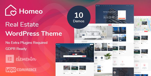 Homeo 1.2.51 - Real Estate WordPress Theme