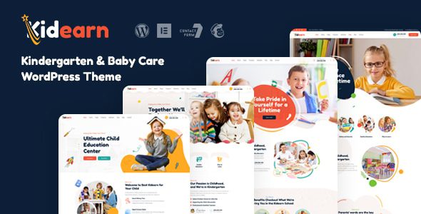 Kidearn 1.1.0 - Kindergarten & Baby Care WordPress Theme