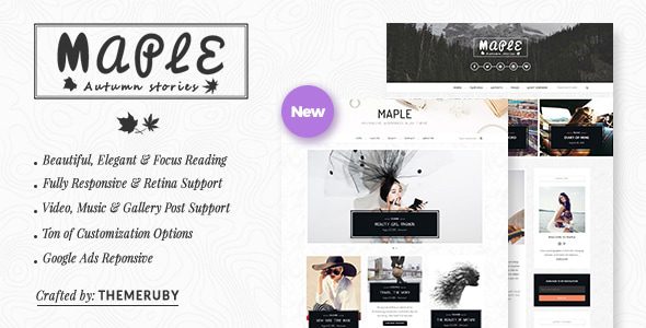 Maple 5.7 - Responsive WordPress Blog Theme