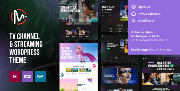 MediaFlex 1.3.0 - TV Channel & Streaming WordPress Theme