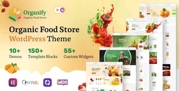 Organify 1.0.0 - Organic Food Products WordPress Theme