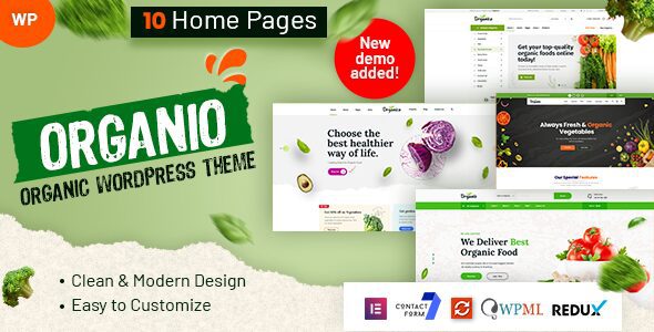 Organio 1.6.0 - Organic Food Store WordPress