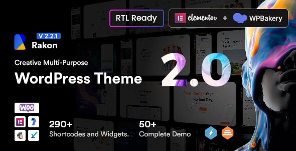 Rakon 2.2.3 - Creative Multi-Purpose WordPress Theme