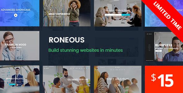 Roneous 2.1 - Creative Multi-Purpose WordPress Theme