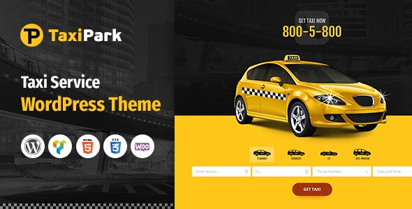 TaxiPark 1.6.6 - Taxi Cab Service Company WordPress Theme