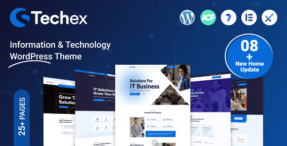 Techex 1.0.9 - IT Solutions & Technology WordPress Theme