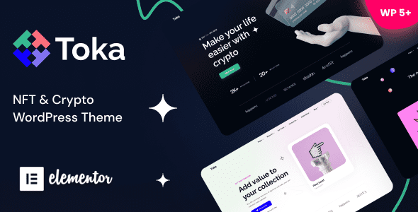 Toka 1.37 - NFT & Crypto WordPress Theme