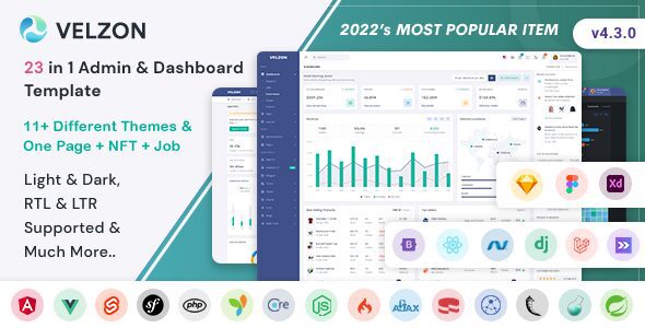 Velzon 4.3.0 - Admin & Dashboard Template