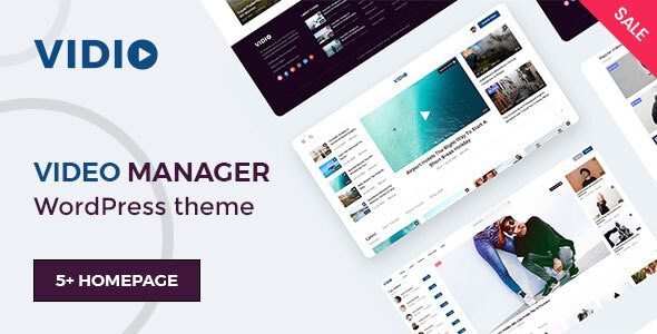 Vidio 1.4.4 - Video Manager WordPress theme