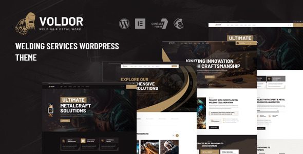 Voldor 1.0.0 - Welding & Metal Work WordPress Theme