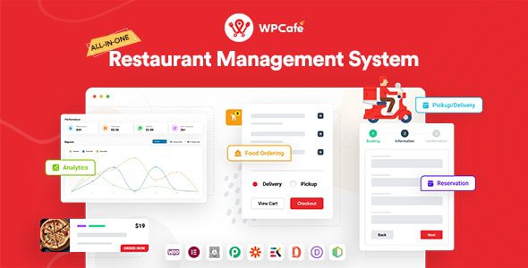 WP Cafe 2.2.27 - Restaurant Reservation, Food Menu & Food Ordering for WooCommerce