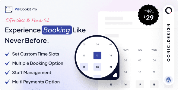 WPBookit 1.6.9 - Appointment Booking WordPress Plugin