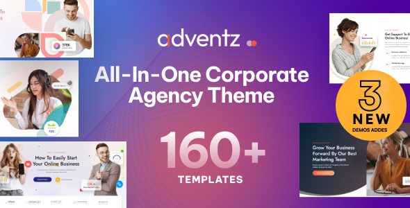 Adventz 2.0.2 - Corporate Business WordPress Theme