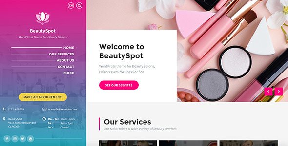 BeautySpot 3.5.14 - Beauty Salon WordPress Theme