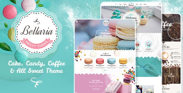 Bellaria 1.1.9 - a Delicious Cakes and Bakery WordPress Theme