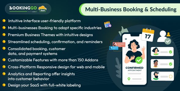 BookingGo SaaS 4.5 - Multi Business Appointment Booking and Scheduling