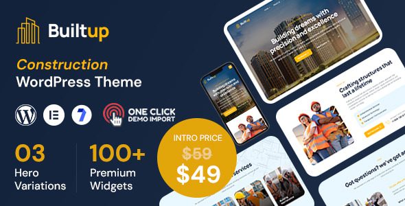 Builtup 1.0.5 - Construction Company WordPress Theme