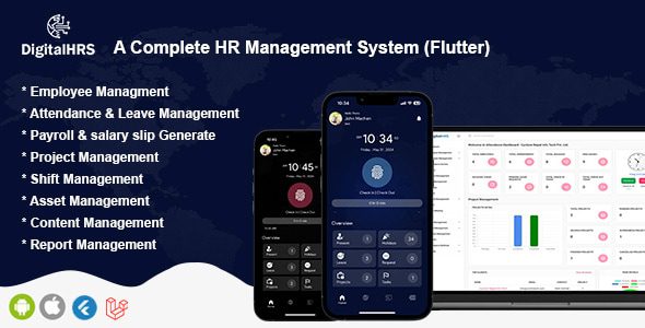 DigitalHR 8.0 - Branch Based Multi Tenant HR, HRM and HRMS Application