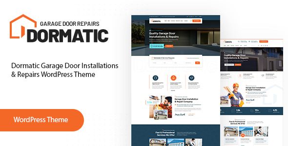 Dormatic 1.6 - Garage Door Repair WordPress Theme