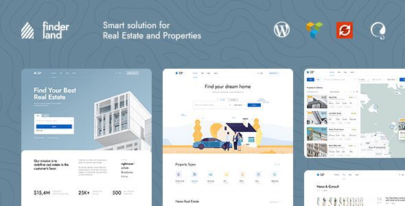 Finderland 1.0.2 - Real Estate WordPress Theme