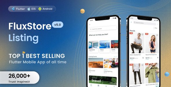 FluxStore Listing 5.2 - The Best Directory WooCommerce app by Flutter