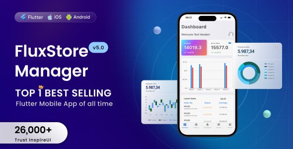 FluxStore Manager 5.1 - Vendor and Admin Flutter App for Woocommerce