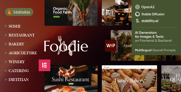 Foodie 1.9 - Restaurant Theme