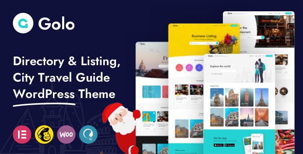 Golo 1.6.12 - Directory & Listing, Travel WordPress Theme