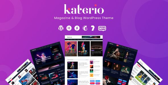 Katerio 1.5.1 - Magazine & Blog WordPress Theme