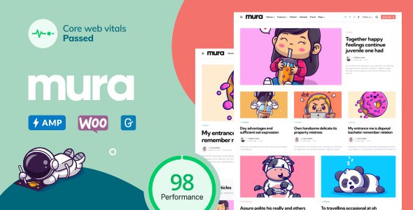 Mura 1.6.9 - WordPress Theme for Content Creators